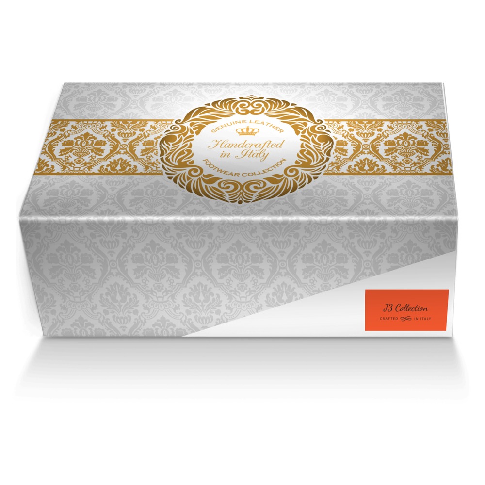 J3 Collection custom made shoe box J3 Collection artisan made in Italy shoes by Stephanie Jordan