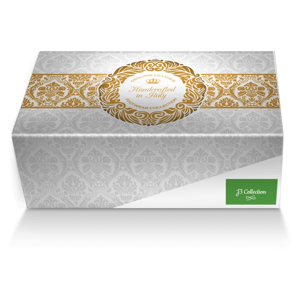 J3 Collection custom made shoe box J3 Collection artisan made in Italy shoes by Stephanie Jordan
