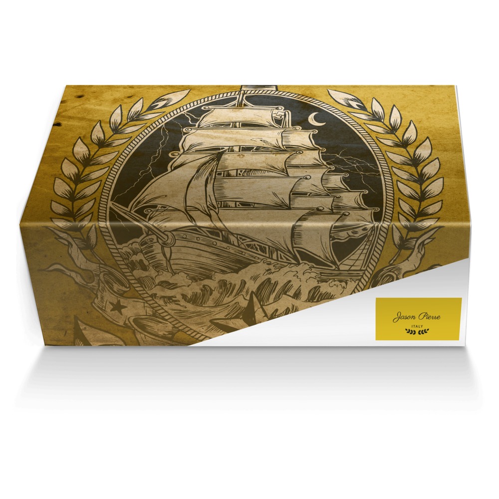Jason Pierre custom made shoe box Jason Pierre artisan made in Italy shoes by Jason Pierre