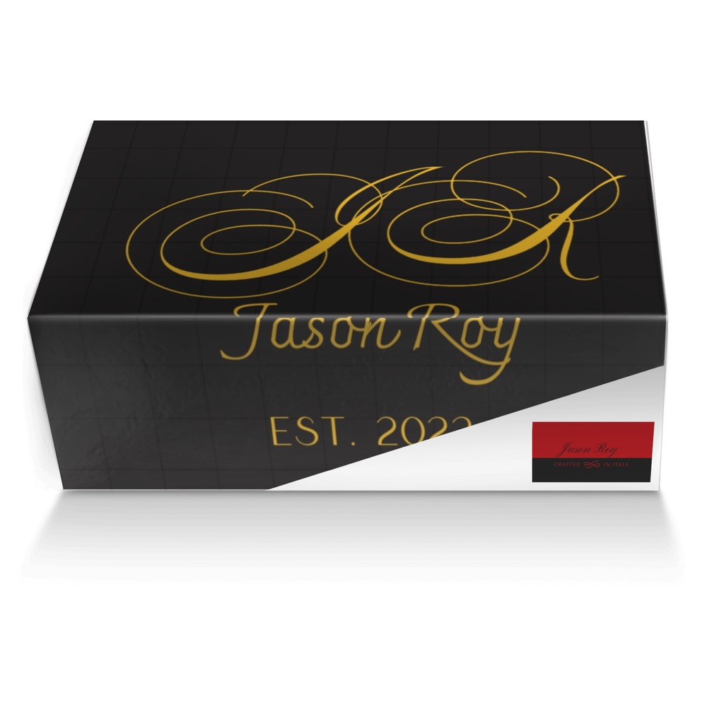 Jason Roy custom made shoe box Jason Roy artisan made in Italy shoes by Jason Thomas