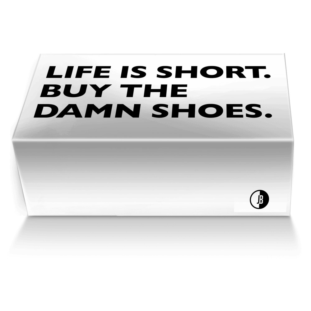 JB's custom made shoe box JB's artisan made in Italy shoes by Jaycob Baughman