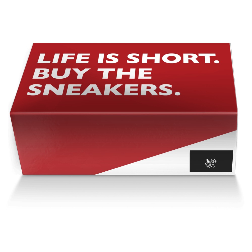 Juju's custom made shoe box Juju's artisan made in Italy shoes by Jahlisa Rawles