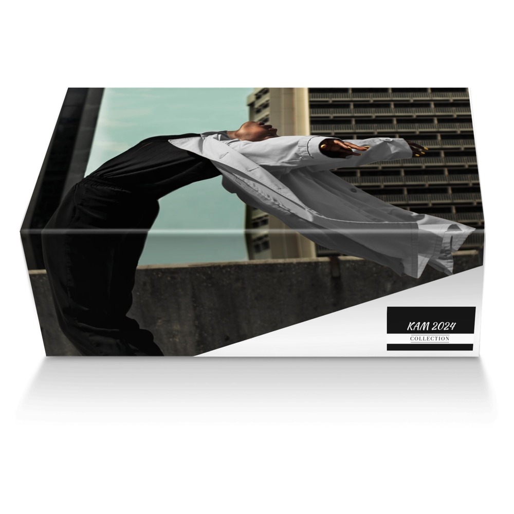 KAM 2024 custom made shoe box KAM 2024 artisan made in Italy shoes by Aminata Kamara