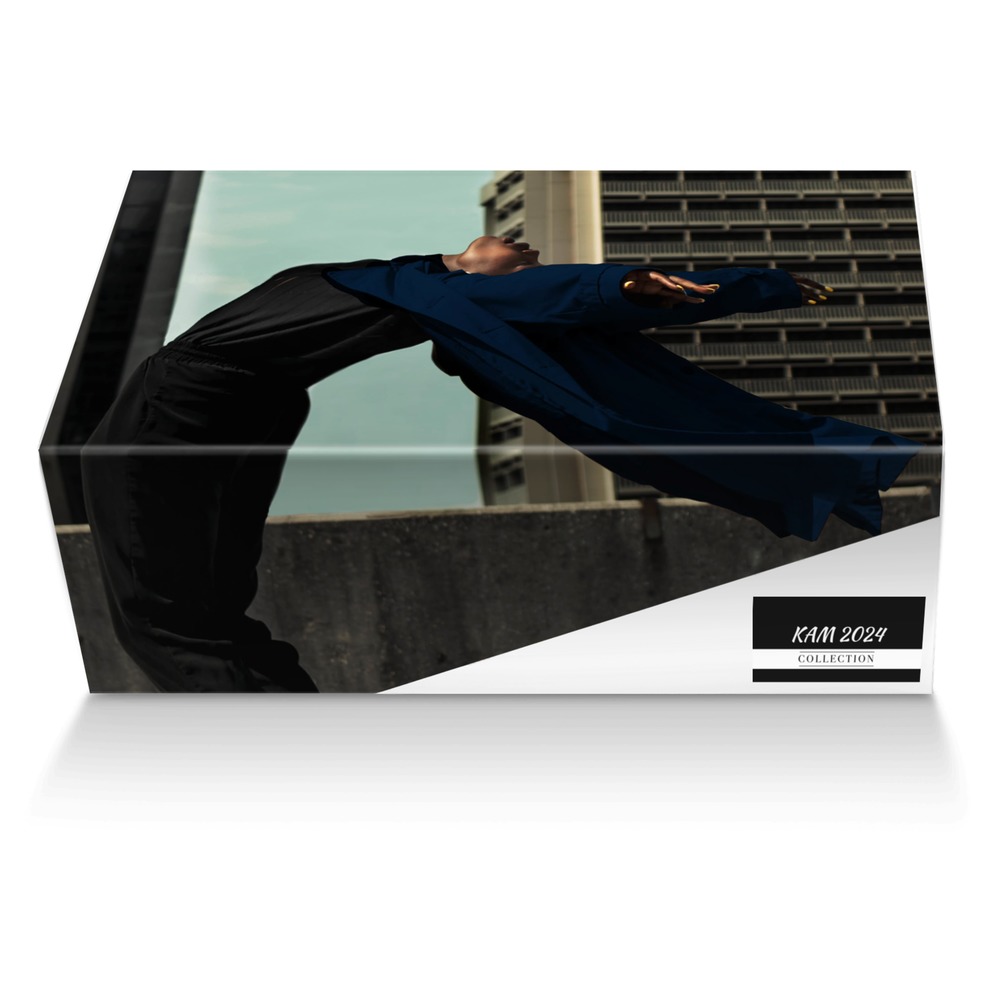 KAM 2024 custom made shoe box KAM 2024 artisan made in Italy shoes by Aminata Kamara