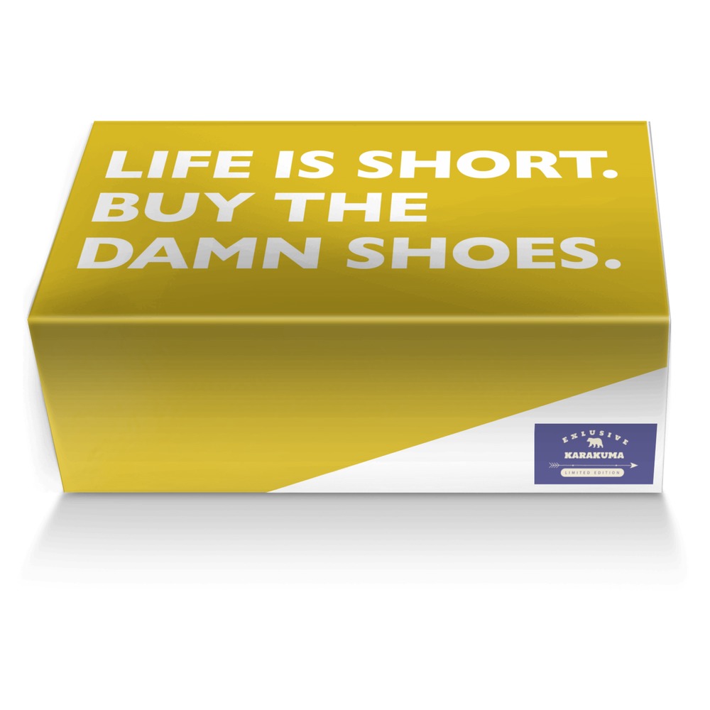 Karakuma custom made shoe box Karakuma artisan made in Italy shoes by Drei James