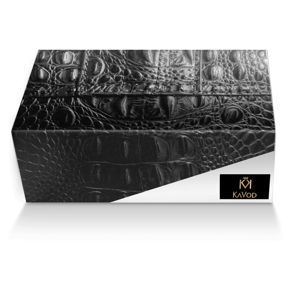 KaVod Collection custom made shoe box KaVod Collection artisan made in Italy shoes by Naim Collins