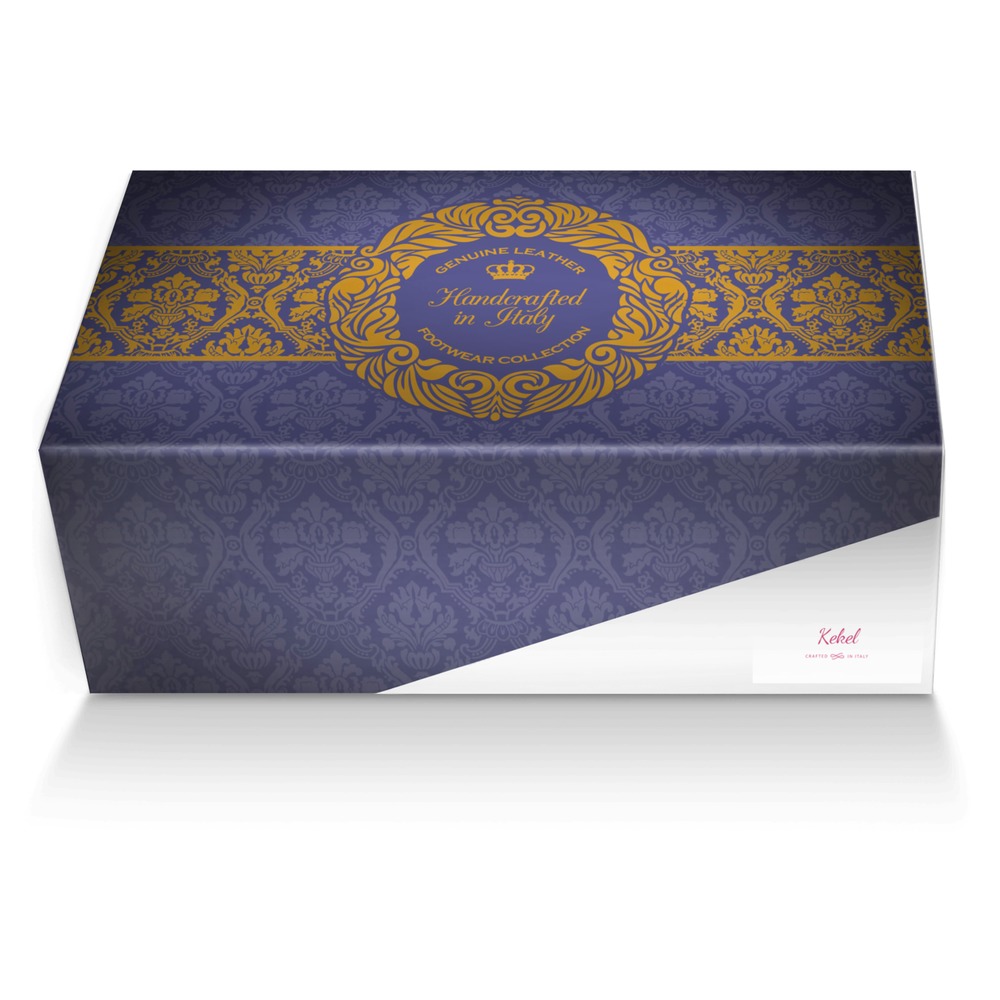 Kekel custom made shoe box Kekel artisan made in Italy shoes by Kerry Ann Lambie