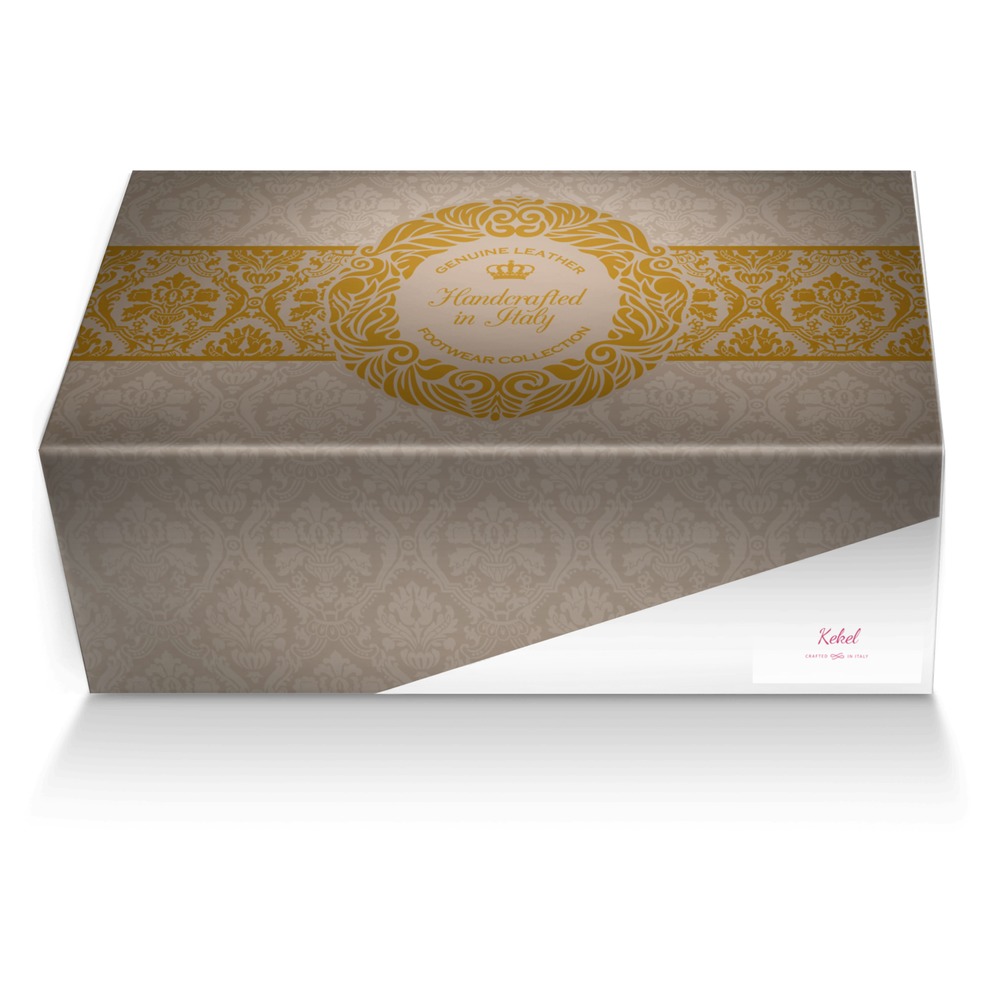 Kekel custom made shoe box Kekel artisan made in Italy shoes by Kerry Ann Lambie