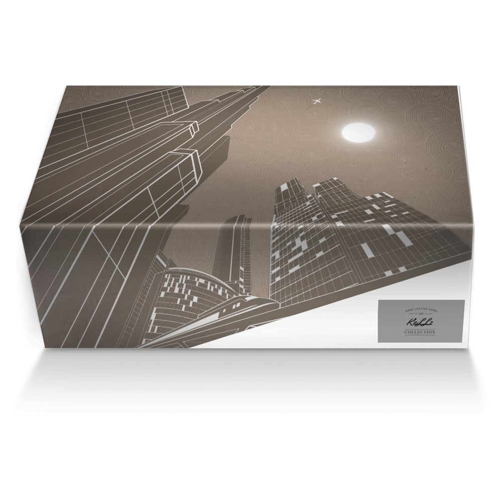 Kellz custom made shoe box Kellz artisan made in Italy shoes by Darin Kelly