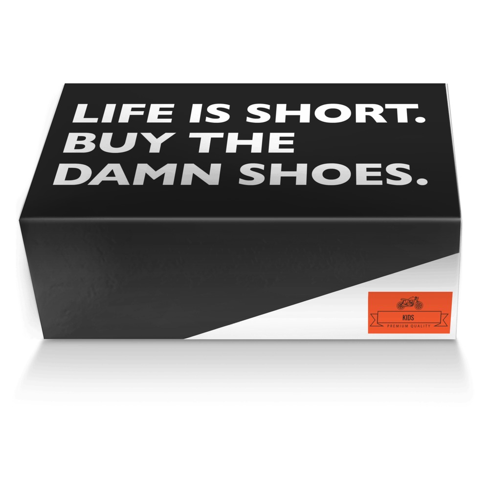 Kids custom made shoe box Kids artisan made in Italy shoes by Ismael