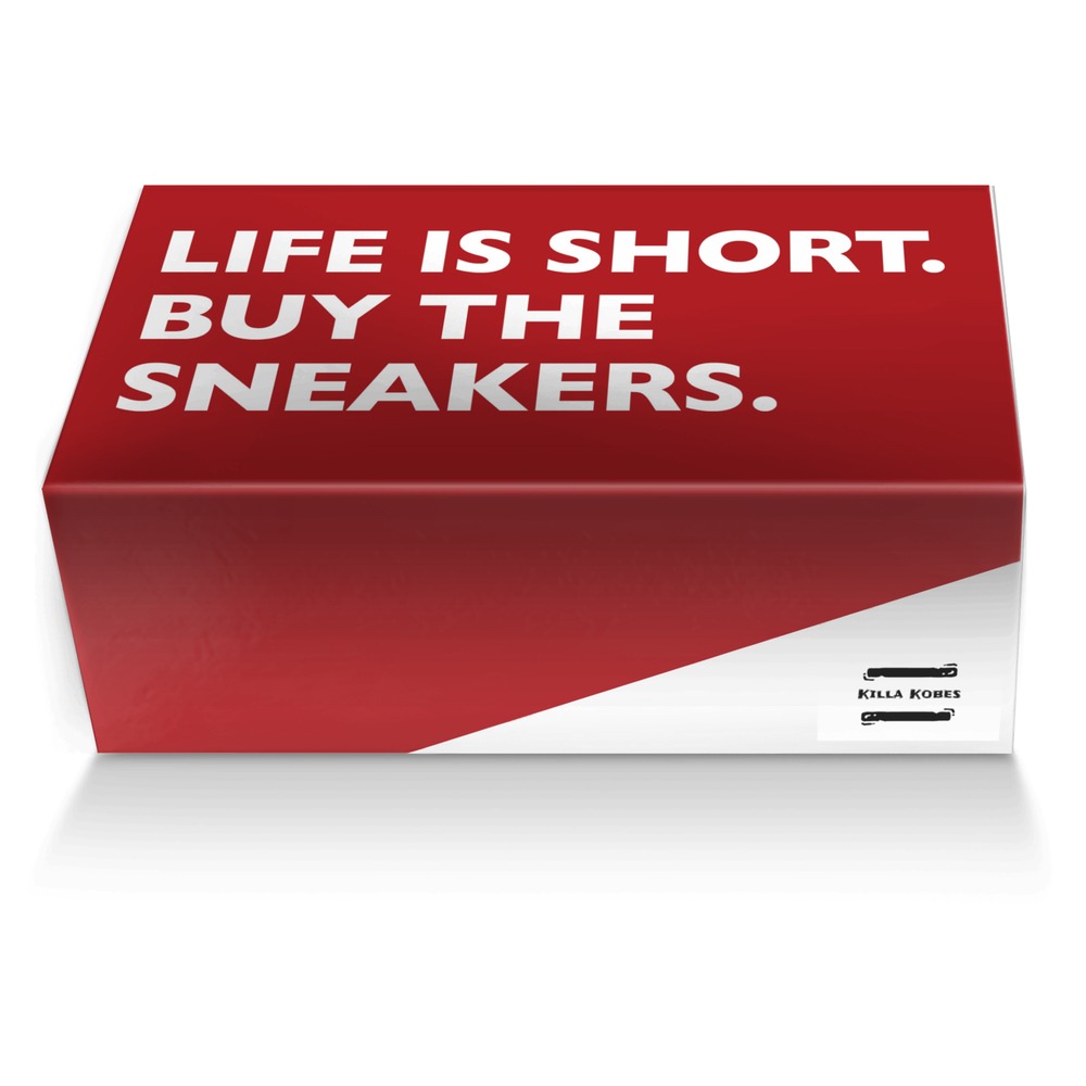 Killa Kobes custom made shoe box Killa Kobes artisan made in Italy shoes by Kobe Rushing