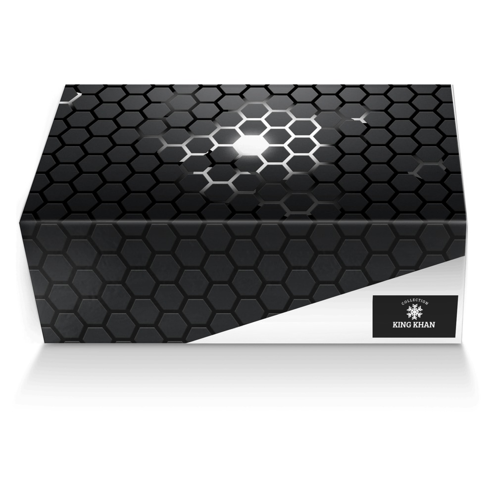 KING KHAN custom made shoe box KING KHAN artisan made in Italy shoes by Harris