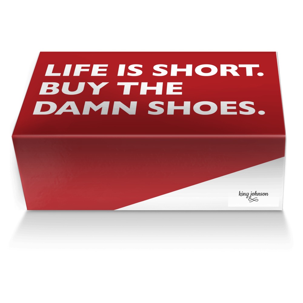 kingj custom made shoe box kingj artisan made in Italy shoes by King Johnson
