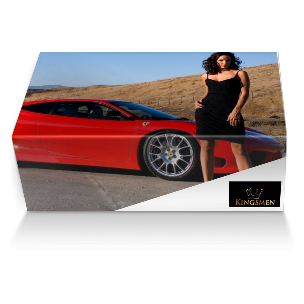 Kingsman custom made shoe box Kingsman artisan made in Italy shoes by Farouq Alhindi