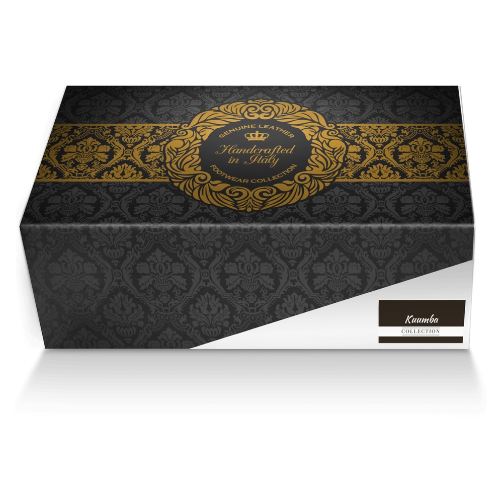 Kuumba custom made shoe box Kuumba artisan made in Italy shoes by Chris Tyrell