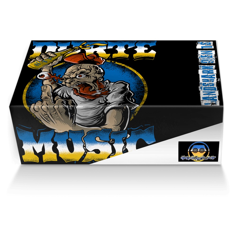 Landshark Gen 2 custom made shoe box Landshark Gen 2 artisan made in Italy shoes by Dante Elliot