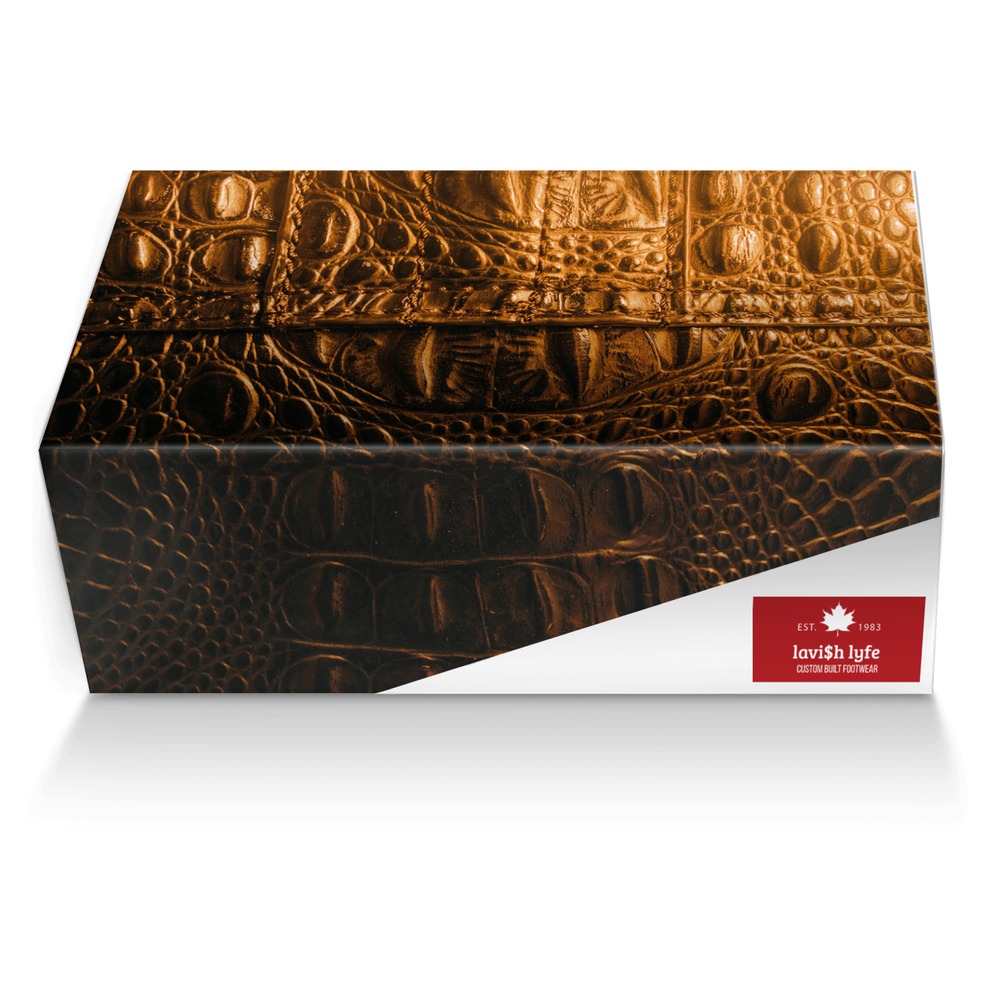 lavi$h lyfe custom made shoe box lavi$h lyfe artisan made in Italy shoes by Brian Brown