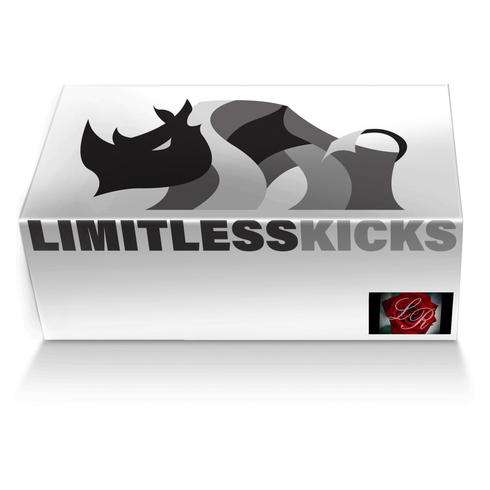 LIMITLESS ROSE custom made shoe box LIMITLESS ROSE artisan made in Italy shoes by Limitless Kicks