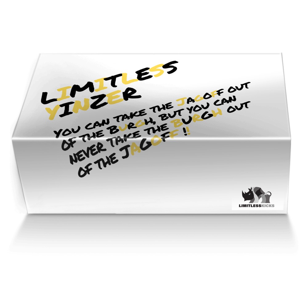 Limitless Yinzer custom made shoe box Limitless Yinzer artisan made in Italy shoes by Limitless Kicks