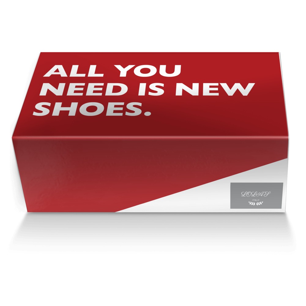 LOLA'S custom made shoe box LOLA'S artisan made in Italy shoes by Eylül Erdoğmuş