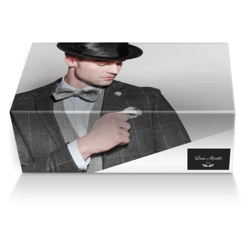 Louis Moretti custom made shoe box Louis Moretti artisan made in Italy shoes by Louis Robert David Hutchinson