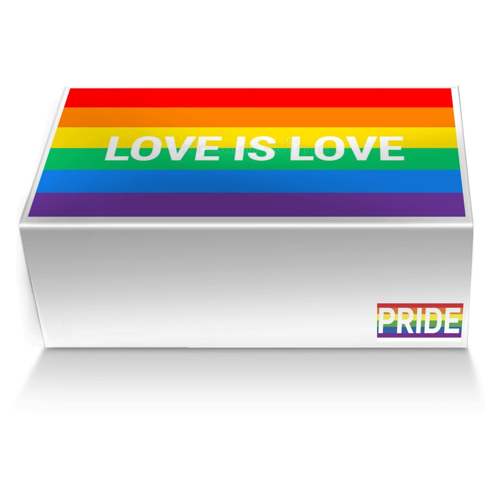 Love Rainbow custom made shoe box Love Rainbow artisan made in Italy shoes by Dana Myers