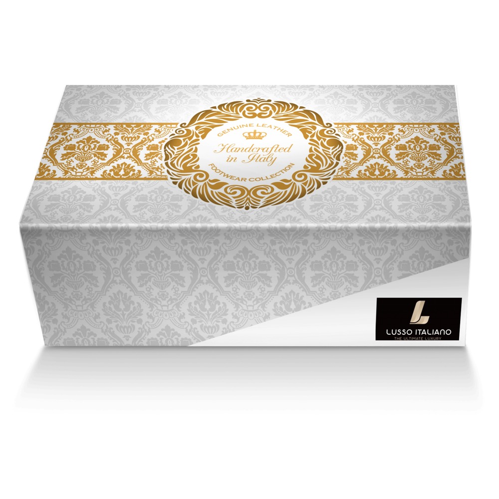 Lusso Italiano custom made shoe box Lusso Italiano artisan made in Italy shoes by Ahmed Md Sharfuddin