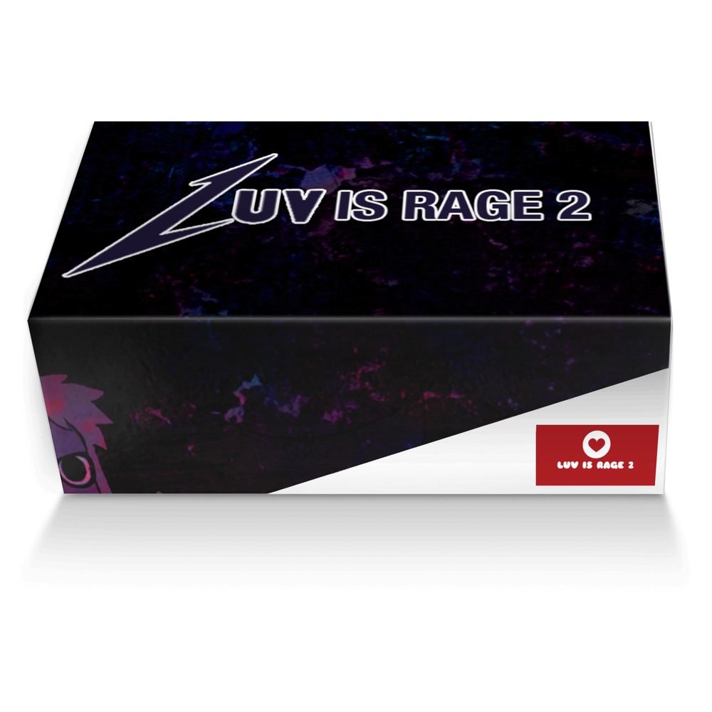LUV IS RAGE 2 custom made shoe box LUV IS RAGE 2 artisan made in Italy shoes by Brandon Threat