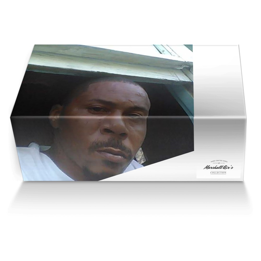 Marshall Air's custom made shoe box Marshall Air's artisan made in Italy shoes by Alonzo Dewayne Marshall