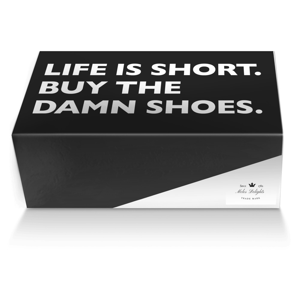 Melos custom made shoe box Melos artisan made in Italy shoes by Knight Of Cheese