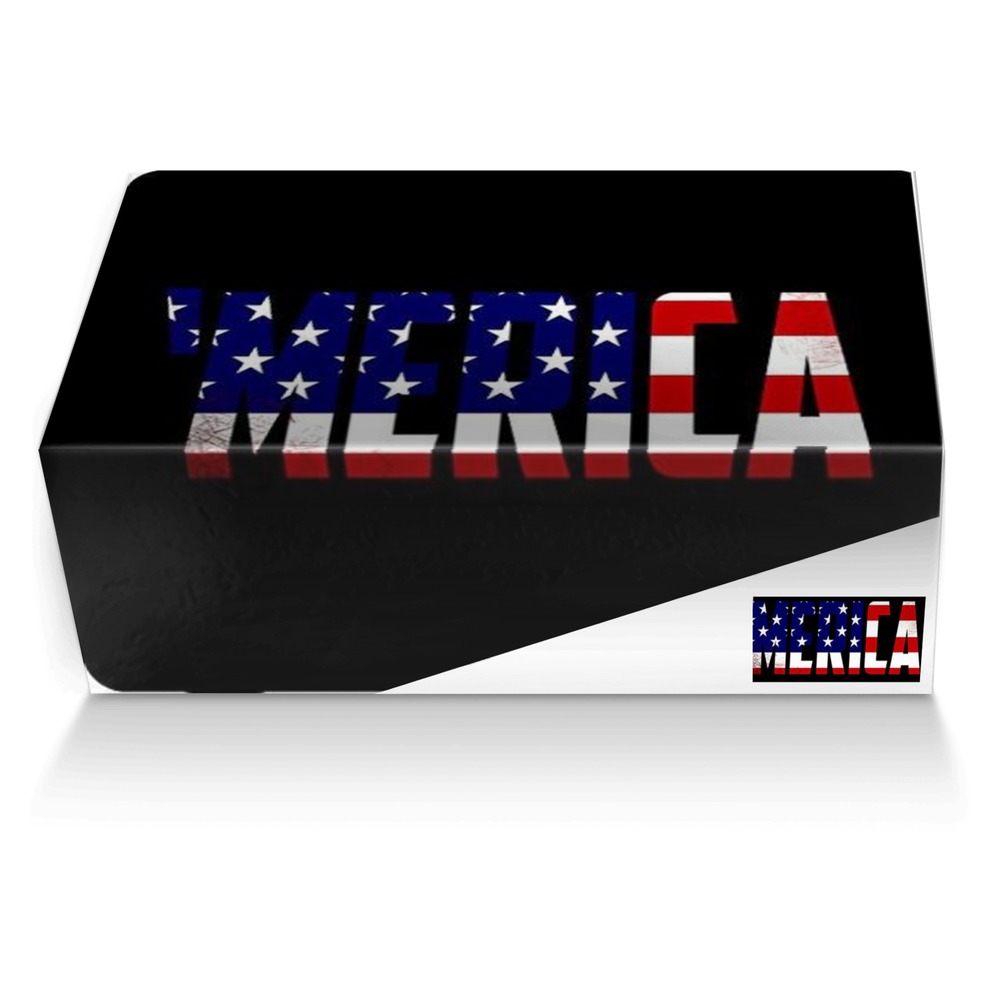 Merica custom made shoe box Merica artisan made in Italy shoes by Malachi Warrick