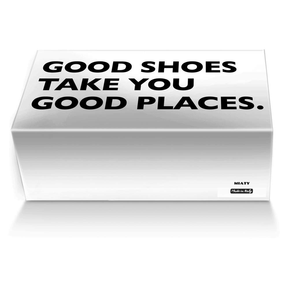 MIATY custom made shoe box MIATY artisan made in Italy shoes by Michael Kees