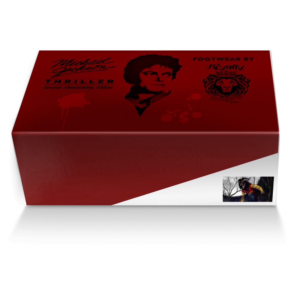 MJ Thriller SAE custom made shoe box MJ Thriller SAE artisan made in Italy shoes by Stephen Allen