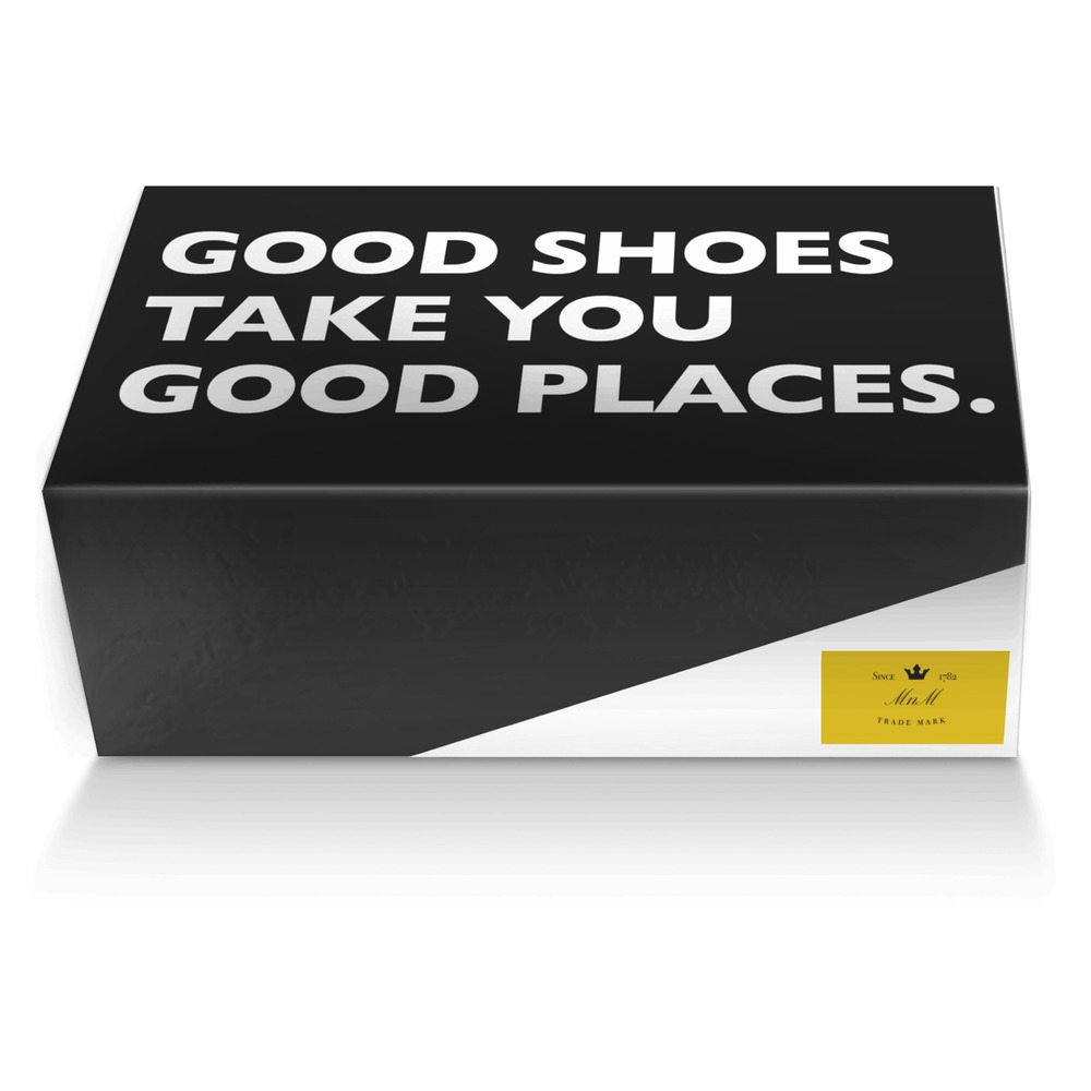 MnM custom made shoe box MnM artisan made in Italy shoes by Alin Muntean