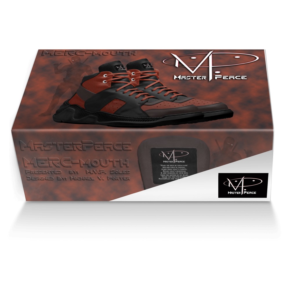 MVP's MERC Mouth custom made shoe box MVP's MERC Mouth artisan made in Italy shoes by Michael Porter
