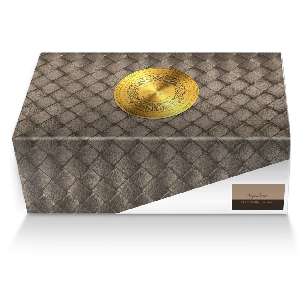 Napoleon III custom made shoe box Napoleon III artisan made in Italy shoes by Maal Napoleon