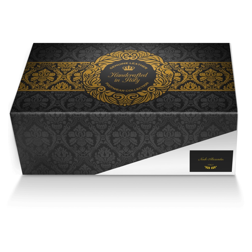 Noah Alexander custom made shoe box Noah Alexander artisan made in Italy shoes by Robert Moore Jr