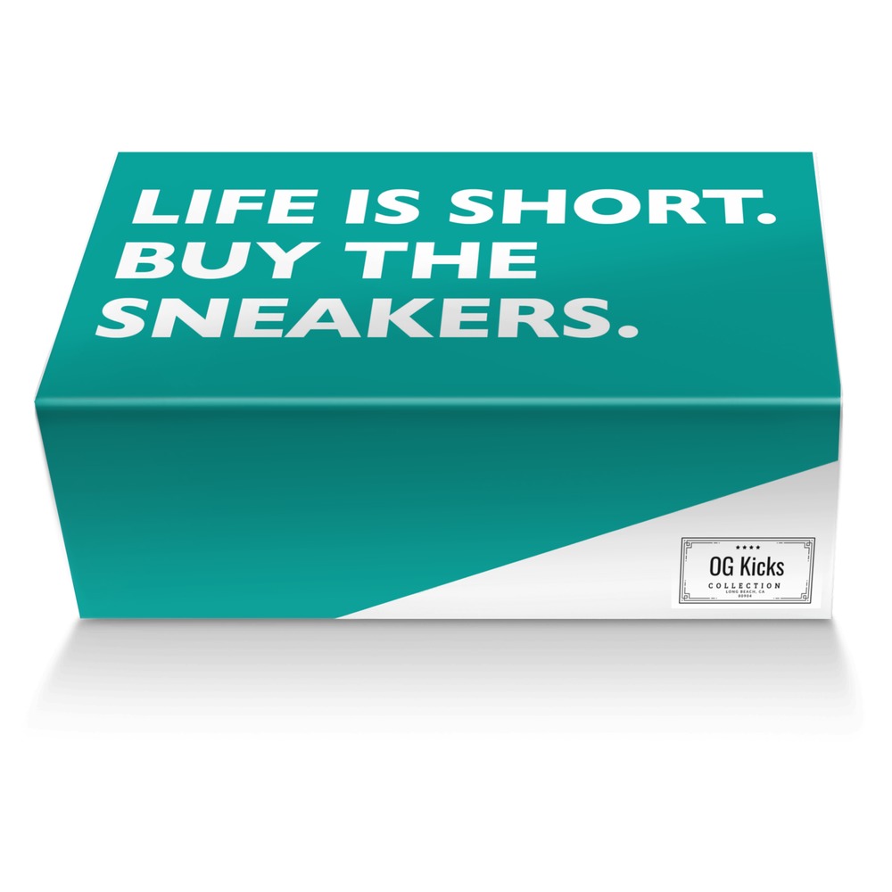 OG Kicks custom made shoe box OG Kicks artisan made in Italy shoes by Kelly Turner