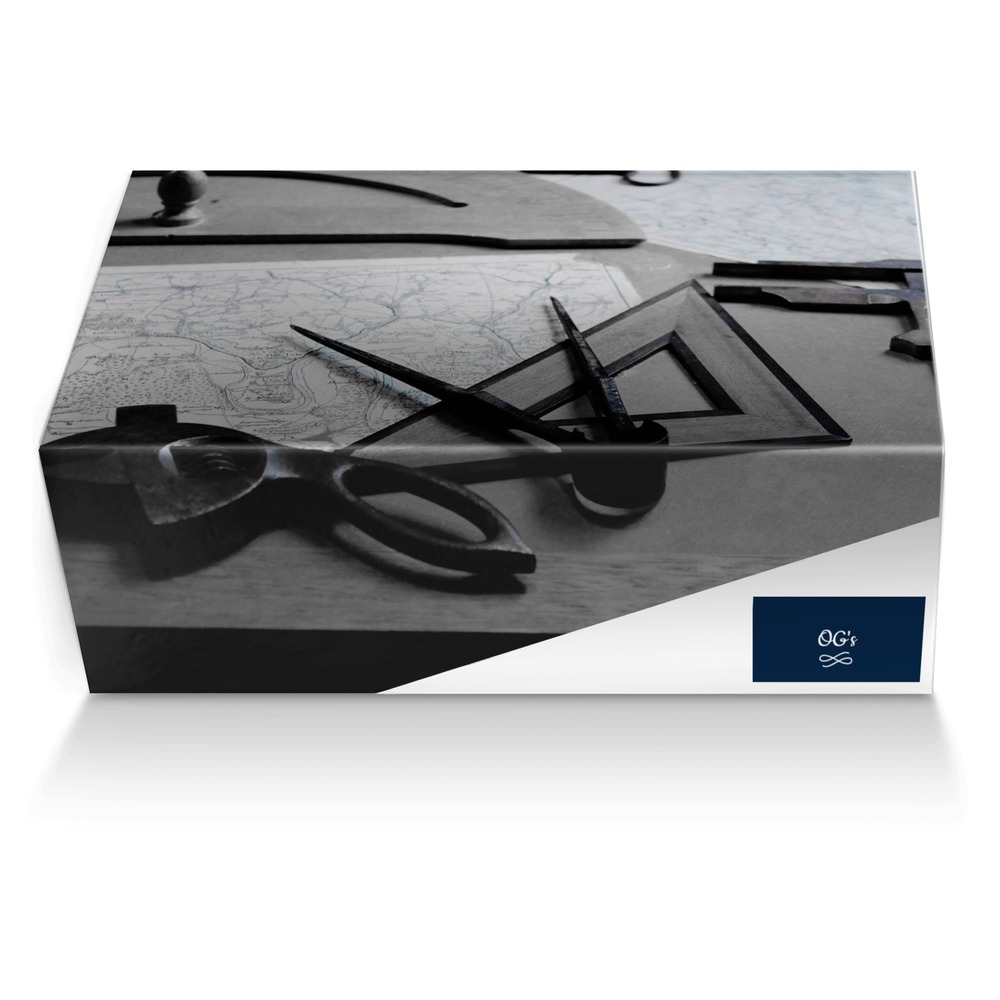 OG's custom made shoe box OG's artisan made in Italy shoes by George Randle