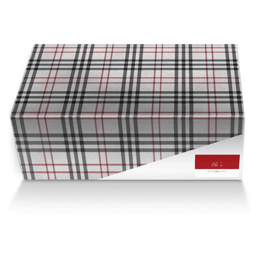 Olo's custom made shoe box Olo's artisan made in Italy shoes by Carnell Olofin