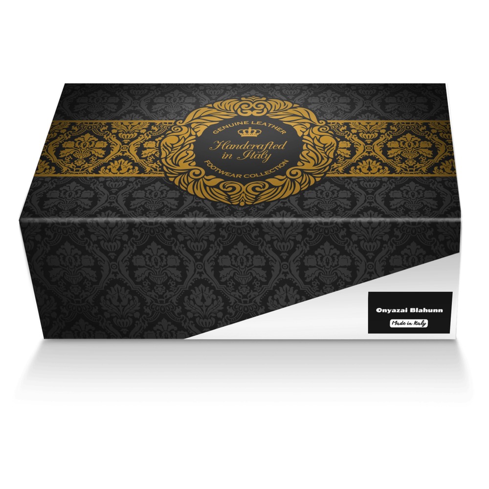 Onyazai Blahunn custom made shoe box Onyazai Blahunn artisan made in Italy shoes by Jahi Ali-bey