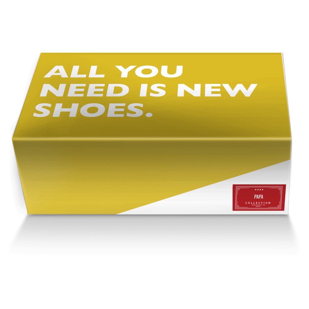 PAPA custom made shoe box PAPA artisan made in Italy shoes by J Jones