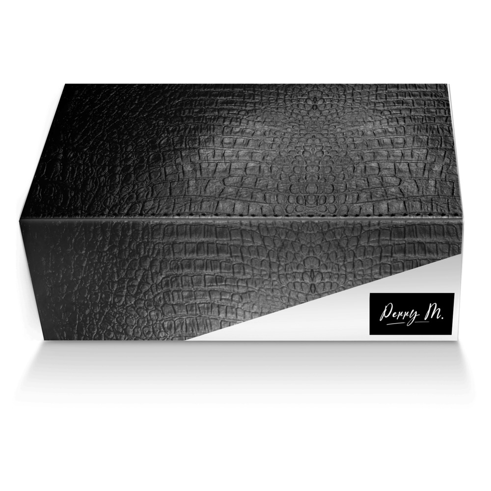 PERRY M. custom made shoe box PERRY M. artisan made in Italy shoes by Aliveshoes Team