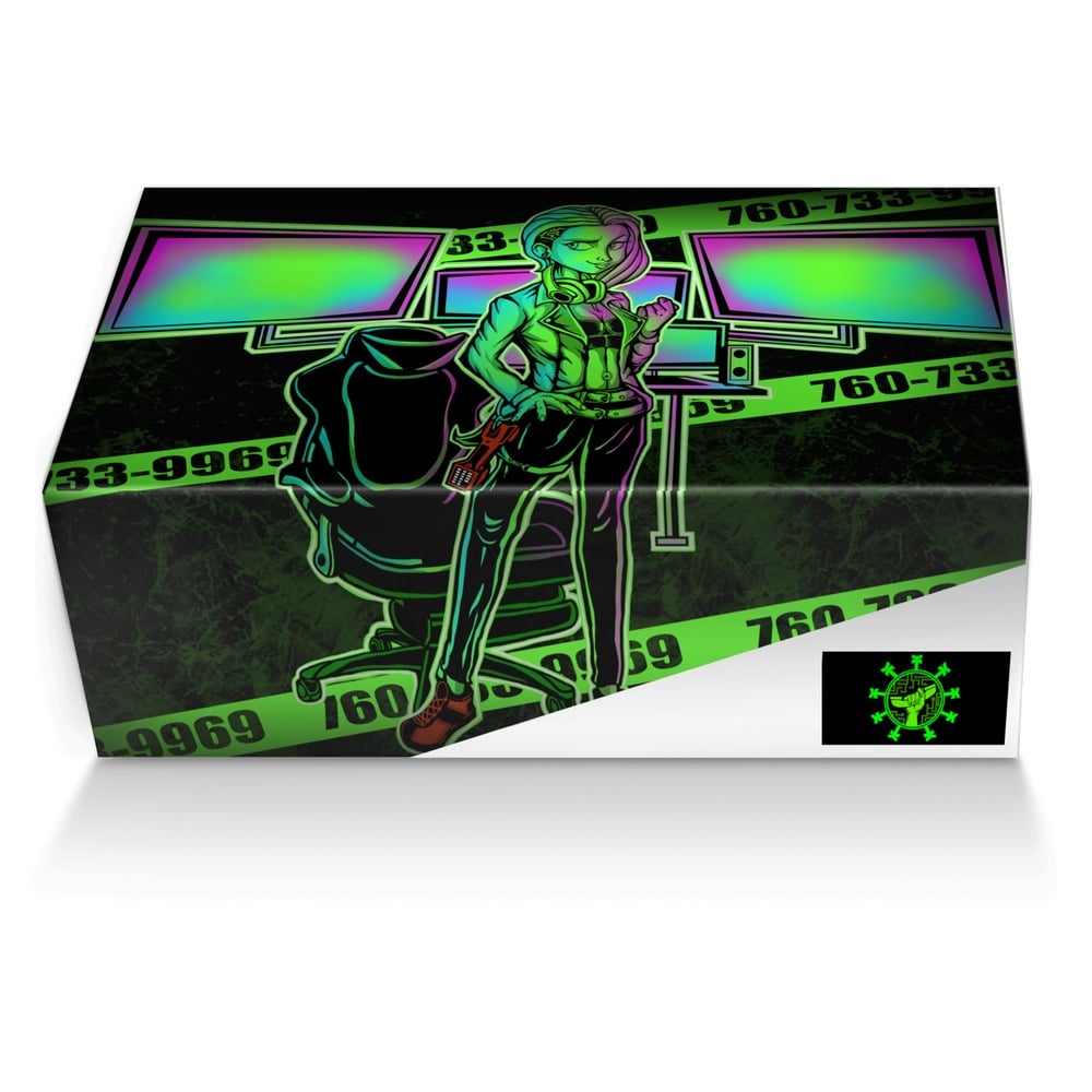 Phreaker Sneaker custom made shoe box Phreaker Sneaker artisan made in Italy shoes by Kat Valentine
