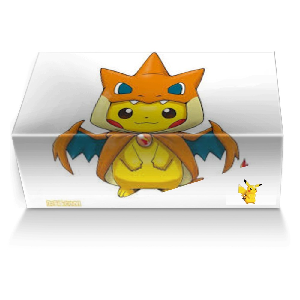 Pikachu custom made shoe box Pikachu artisan made in Italy shoes by Alex