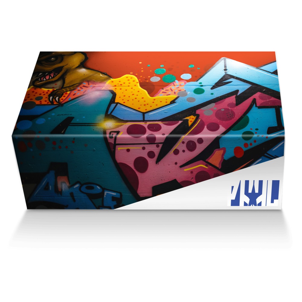 play hard custom made shoe box play hard artisan made in Italy shoes by Rodney R.