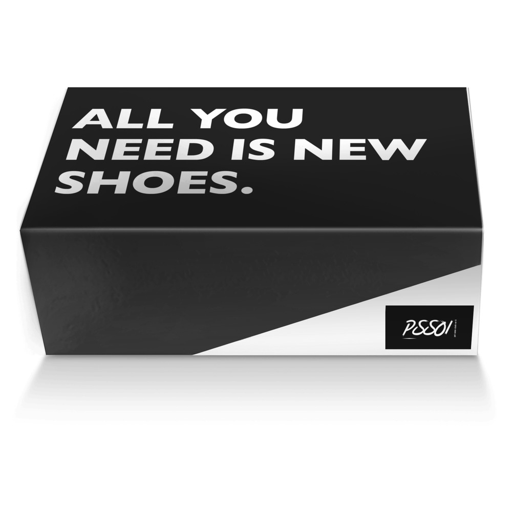 PSSOI custom made shoe box PSSOI artisan made in Italy shoes by Faith Stevens