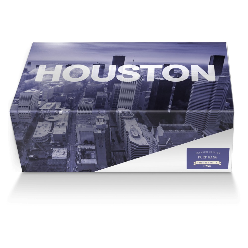 Purp Gang custom made shoe box Purp Gang artisan made in Italy shoes by Tehron Jackson