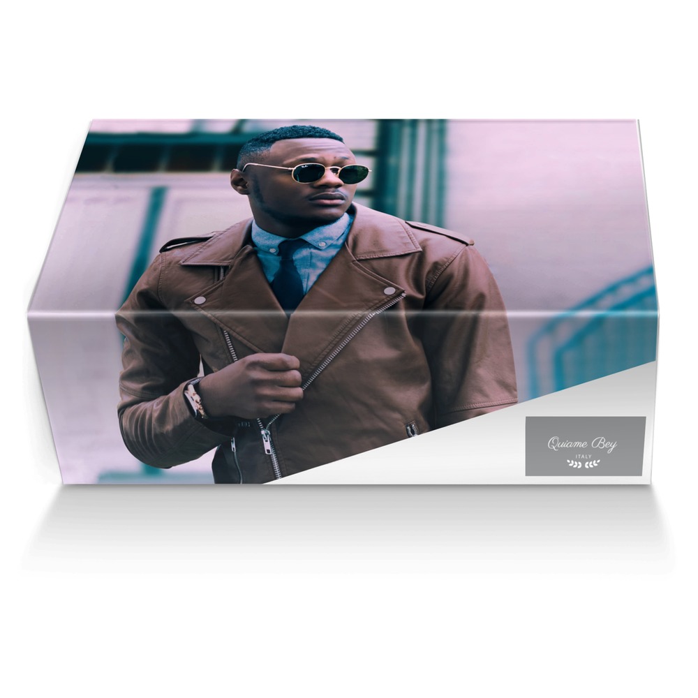 Quiame Bey custom made shoe box Quiame Bey artisan made in Italy shoes by Quiame Bey
