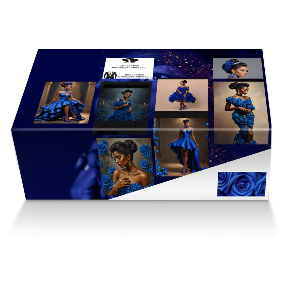 R&RHBlueRoses custom made shoe box R&RHBlueRoses artisan made in Italy shoes by Desiree Sims